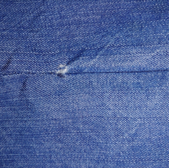 Tina and Jo Blue Denim Circle Skirt + Size Medium - Picture 4 of 7